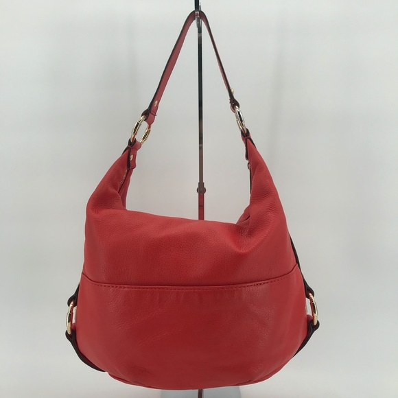 Michael Kors Large Mandarin Red Orange Hobo - Picture 4 of 8